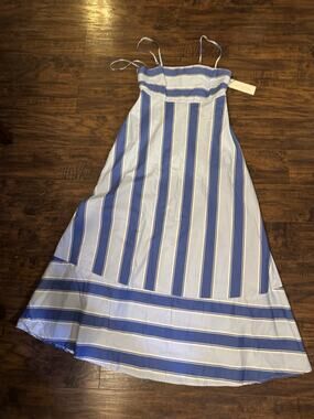 rachel zoe blue and white dress | Dresses | Mommy Me Rachel Zoe Striped Maxi With Cherry Print Floral dresses